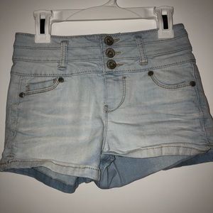 High Waisted Denim Shorts